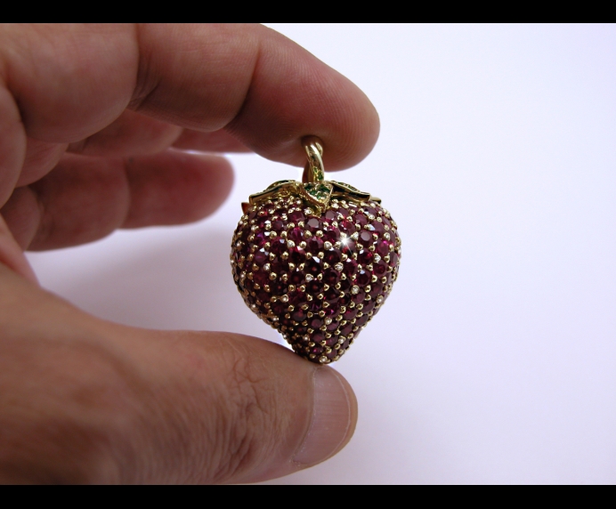 Strawberry Pendant Exclusive Jewelry Designs