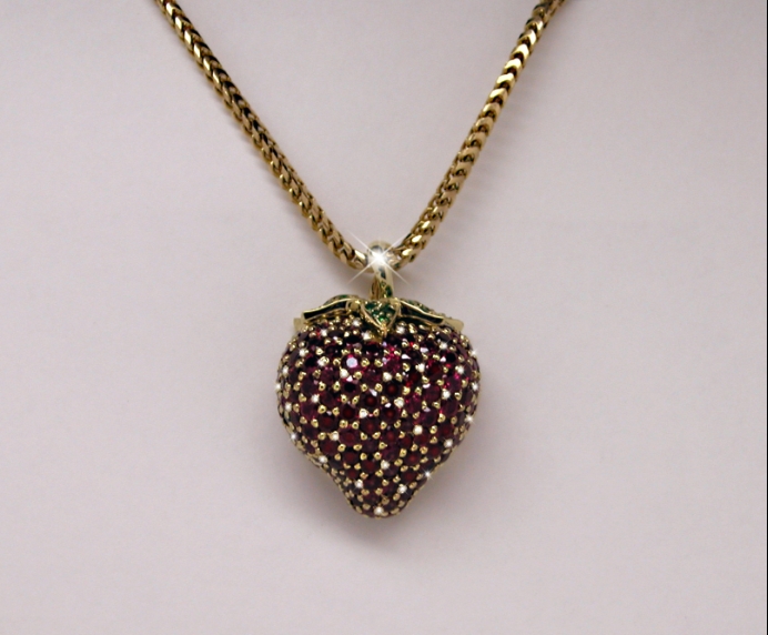 Strawberry Pendant Exclusive Jewelry Designs