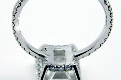 3.00 Carats Em. Cut Diamond Ring