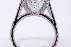 5.60 Carats Radiant Cut Diamond Ring