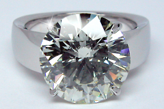 8.90 Carats Round Diamond Solitaire