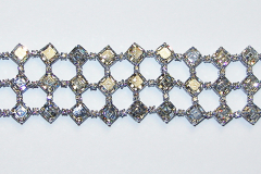 Asscher Cut Diamond Flexible Bracelet