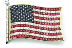 Patriotic Flag Pin